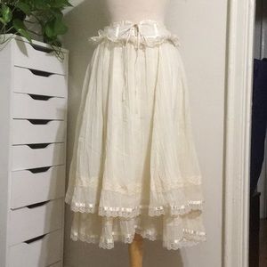 COPY - 70’s Lace trimmed skirt by Jessica’s Gunnies